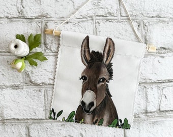 Donkey - Banner/Wall Hanging/ Pennant