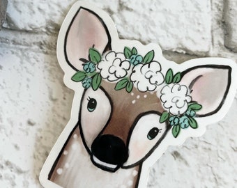 Deer Fawn Sticker