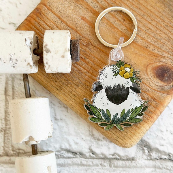 Blacknose Sheep Keychain