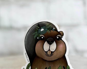 Beaver Sticker