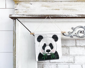 Panda - Banner/Wall Hanging/ Pennant