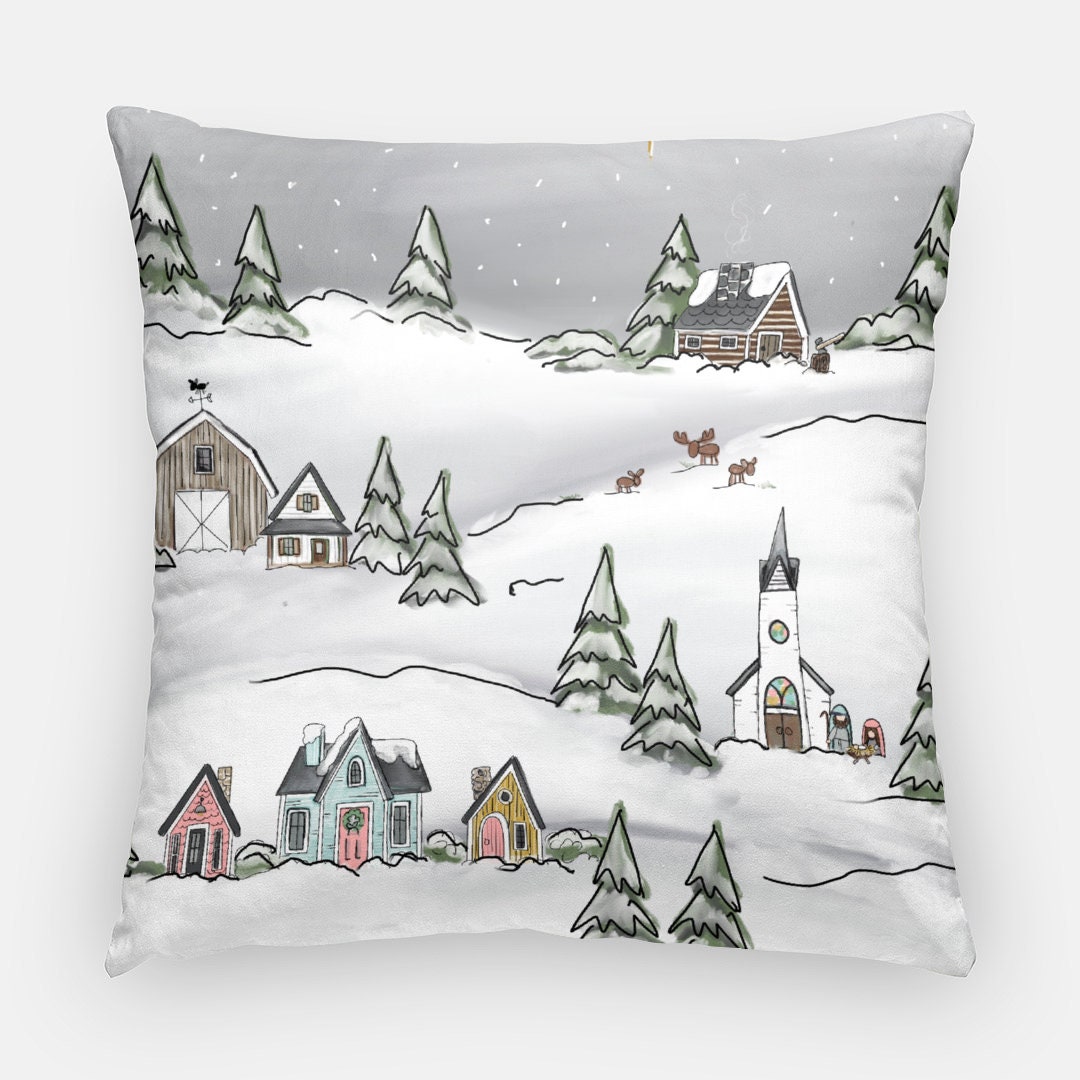 vintage christmas cushions