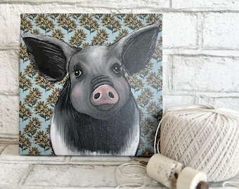 Pig / Canvas Print