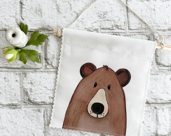 Bear - Banner/ Wall Hanging/ Pennant