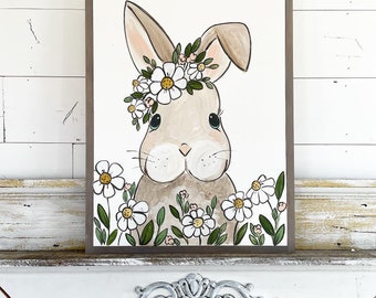 Rabbit in Flowers