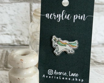 Unicorn Acrylic Pin