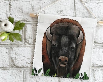 Bison - Banner/Wall Hanging/ Pennant