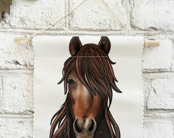 Horse  - Banner/Wall Hanging/ Pennant