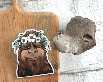 Lady Bigfoot - Die Cut Permanent Sticker
