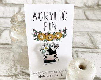 Dairy Cow Pin