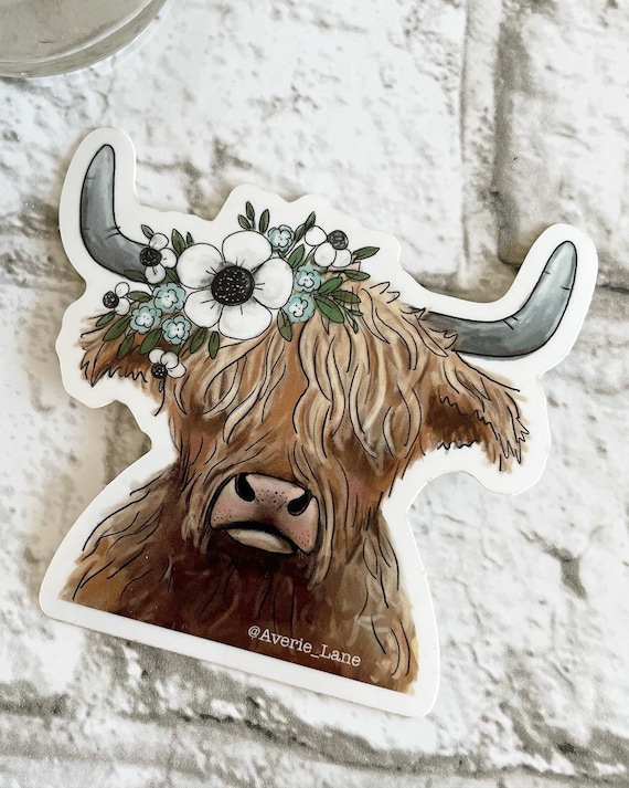 Cow decal deals