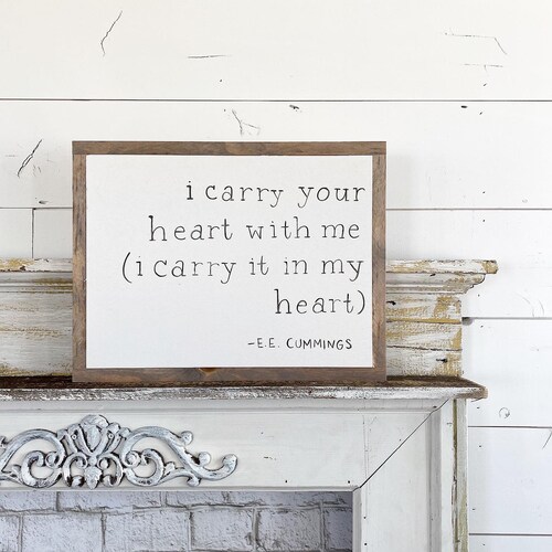 E.E. Cummings Poem I Carry Your Heart I Carry It