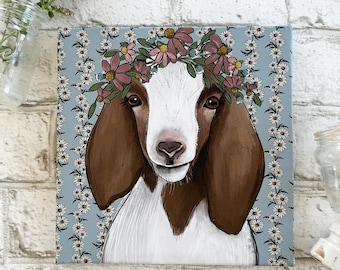 Goat / Canvas Print