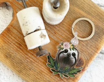 Sloth Keychain