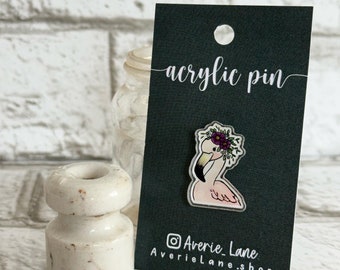 Flamingo Acrylic Pin