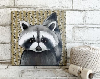 Raccoon / Canvas Print