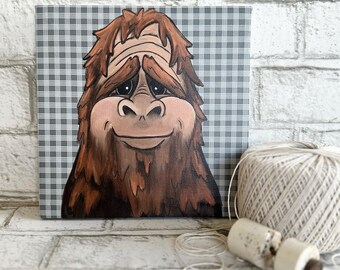 Sasquatch / Canvas Print