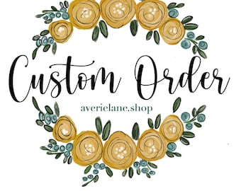 Custom Order Listings