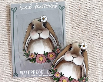 Lop Bunny - Waterproof Decal