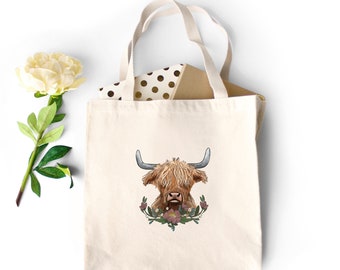 Highland Floral /  Tote Bag Heavy