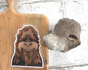 Sasquatch Bigfoot - Die Cut Permanent Sticker
