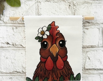 Chicken  - Banner/Wall Hanging/ Pennant