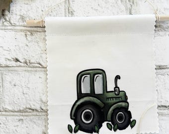 Tractor - Banner/Wall Hanging/ Pennant