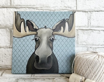 Moose / Canvas Print