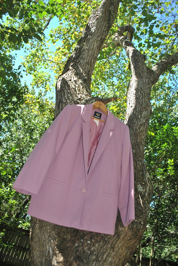 Vintage 60s/70s Raspberry Blazer - image 3