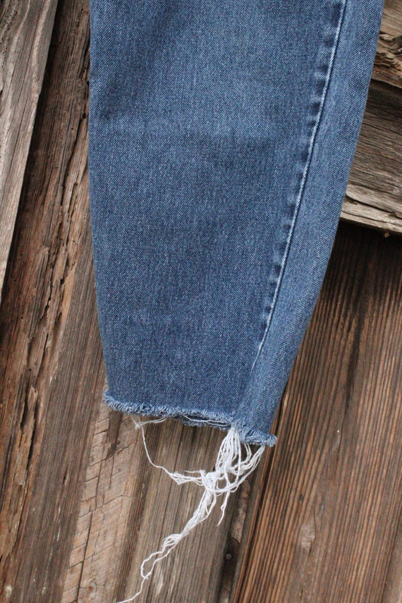 Vintage 90s Dark Wash Denim Levis 512 - image 6