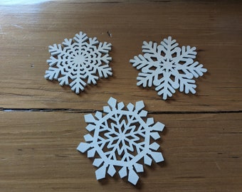 Wood Snowflake Ornament|Snowflake Decoration