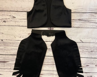 Black Cowboy Costume, Kid Rodeo Outfit, Baby Western Birthday, Cowboy Gift
