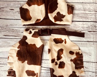 Baby Cowboy Outfit, Kids Cowgirl Outfit, Little Cowboy Chaps, Rodeo Outfit