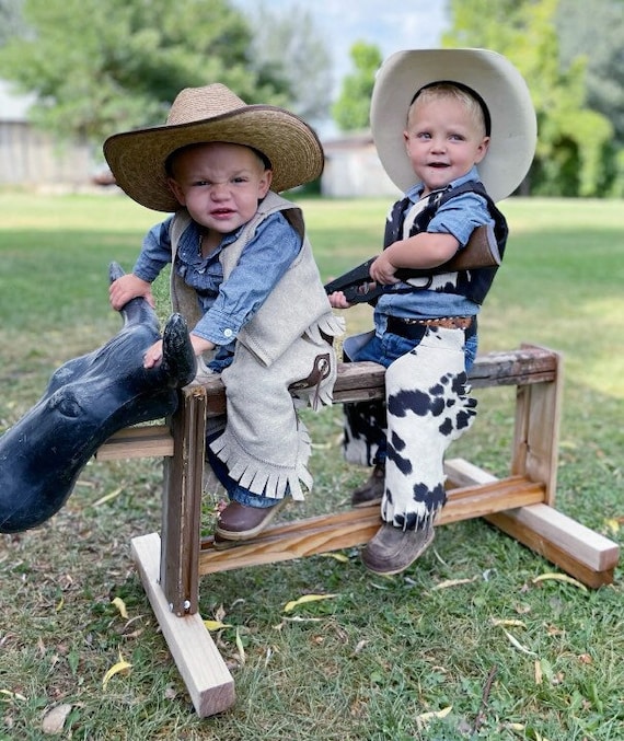 Faux Fur Cowboy Costume for Toddler, Cowboy Outfit, Cowgirl Outfit, Cowboy  Chaps, Rodeo Outfit -  Hong Kong