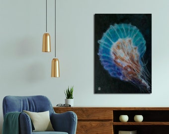 Jellyfish - acrylic painting on canvas Original