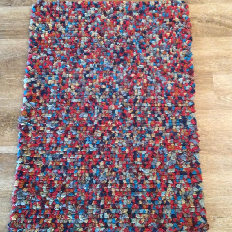 Upcycled Rag Rug - Etsy