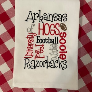 Arkansas Razorbacks - Kitchen towel