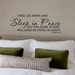 Psalm 4:8, Bedroom Decor, Sleep in peace decal, Bedroom wall decal, Bible verse decal, Marriage wall decal, Sleep in peace decal,