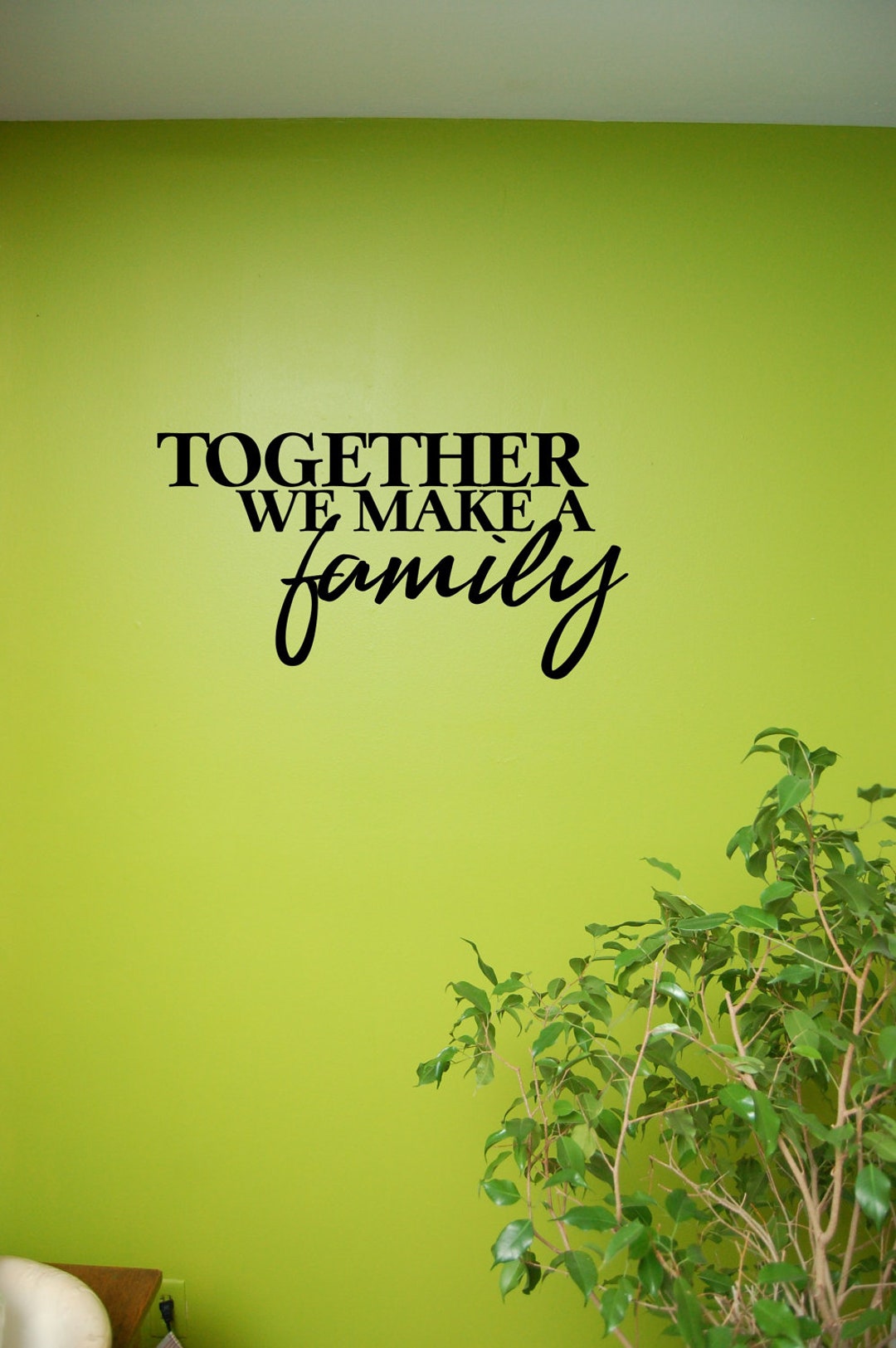 Family Wall Decal Living Room Decal Marriage Wall Decal Etsy