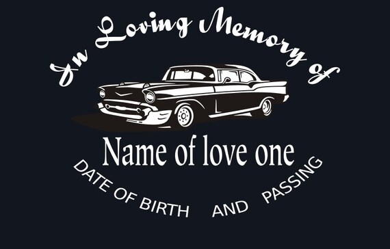 In loving memory car decals deals