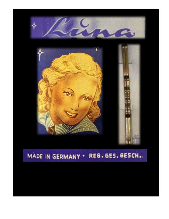 Vintage Bobby Pins, Retro, Hair Salon, 1930s, LUN… - image 2