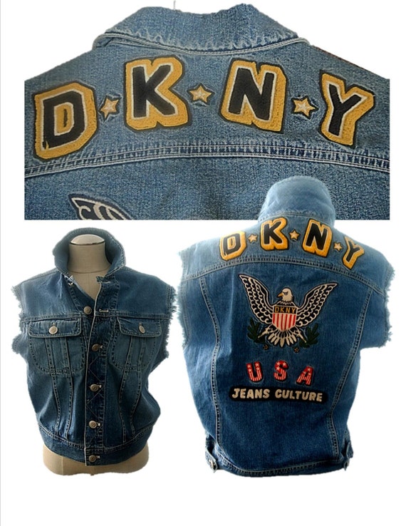 Vintage, DKNY, Denim Vest, Vintage Denim, Jeans, … - image 4