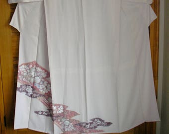 Japanese F090401 Splendid Gorgeous Tsujigahana Homongi Kimono Vintage