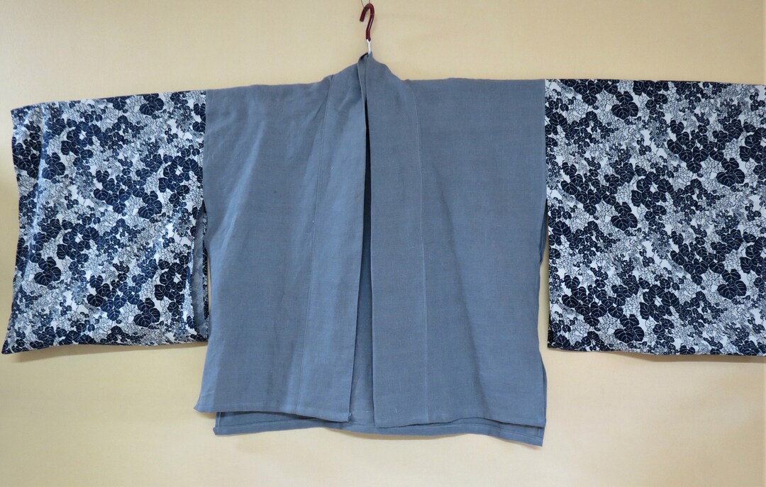 Handmade / Modern / Linen / Haori / Japanese Katagami / New - Etsy