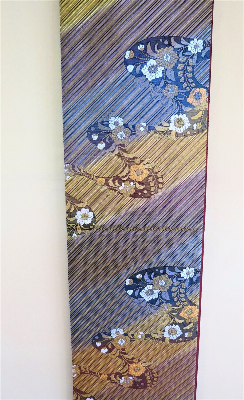 OBI TABLE RUNNER Silk Obi Art Runner Vintage Japanese Obi Etsy