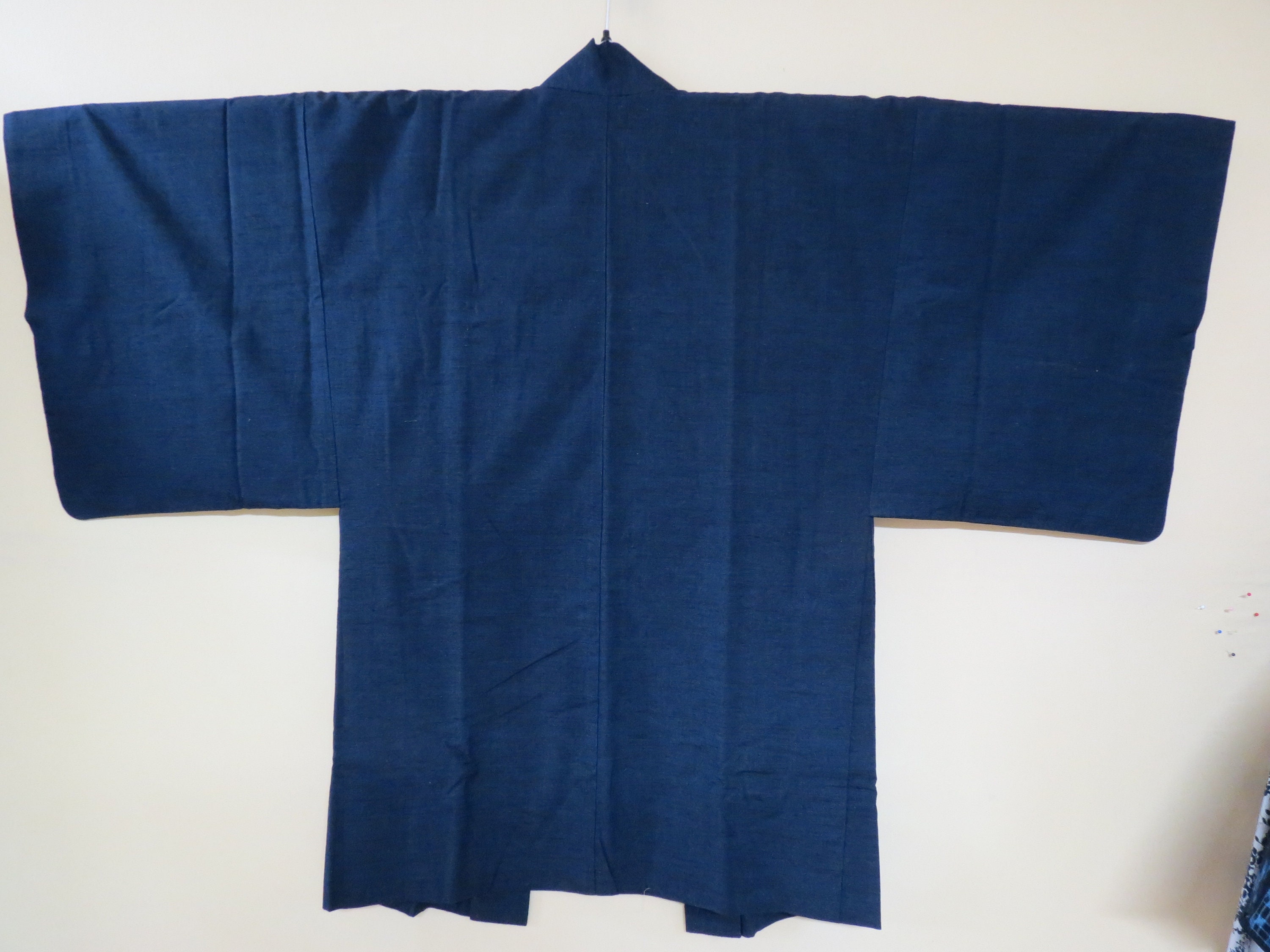 HAORI /MENS /Antique Japanese Silk Mans Haori /Tsumugi Silk / | Etsy