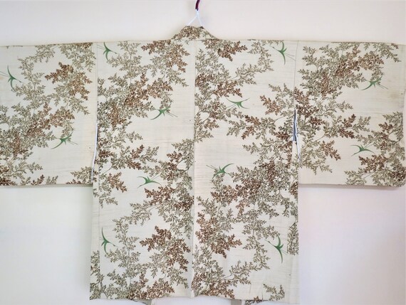 Haori / Vintage / Silk Japanese Haori / Kimono Jacket… - Gem