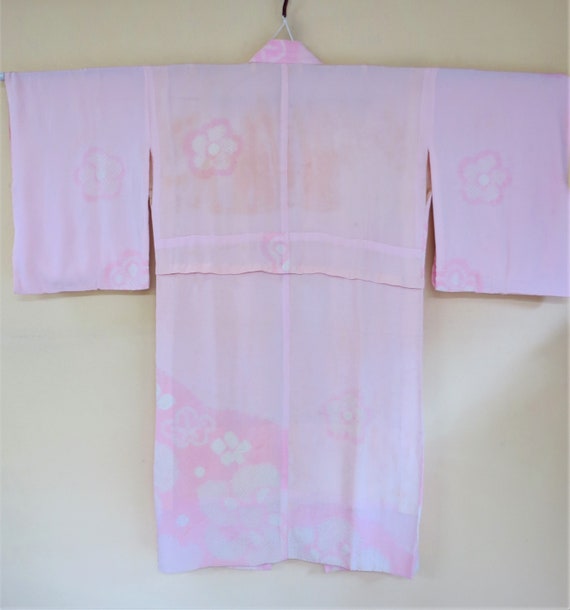 Silk Juban / Vintage Japanese Silk Juban / Kimono/