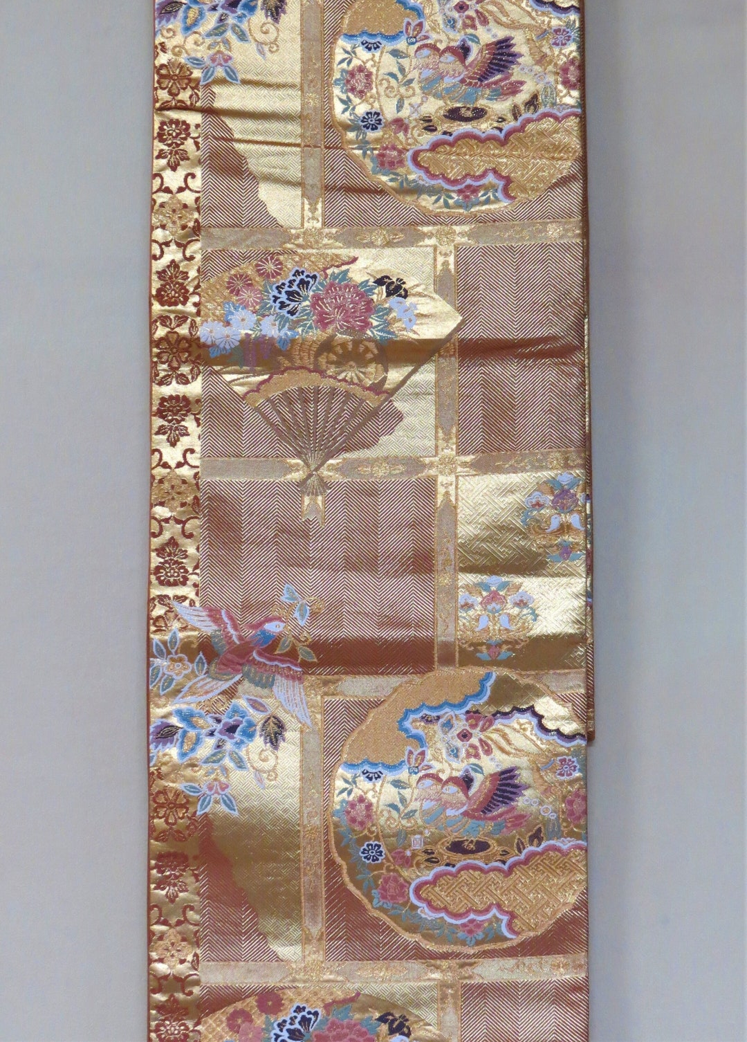 OBI TABLE RUNNER Silk Obi Unused Art Runner Vintage Etsy