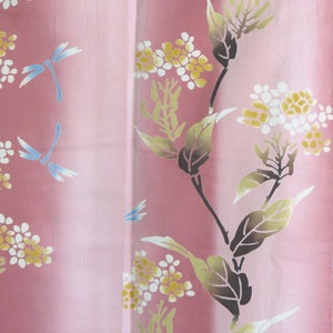 Vtg Dragonfly Kimono Style Robe - L/XL